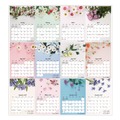 Bulletin Boards | Blueline C173122 12 x 17 Romantic Wall Calendar - White/Multicolor Sheets image number 5