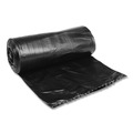 Trash Bags | Boardwalk H6639MKKR01 33 Gallon 0.5 mil 33 in. x 39 in. Perforated Roll Low-Density Waste Can Liners - Black (25 Bags/Roll, 8 Rolls/Carton) image number 1