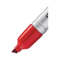 Permanent Markers | Sharpie 15002 King Size Broad Chisel Tip Permanent Marker - Red (1-Dozen) image number 1