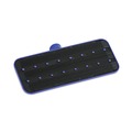 Mops | Boardwalk BWK00405 4 in. x 9 in. Plastic Swivel Pad Holder - Blue (12/Carton) image number 1