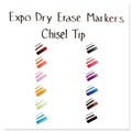 Washable Markers | EXPO 2003995A Low-Odor Chisel Tip Dry Erase Marker Office Value Pack - Assorted Colors (192/Pack) image number 7