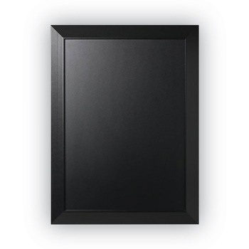 MasterVision PM07151620 Kamashi 36 in. x 24 in. Wood Frame Chalk Board - Black