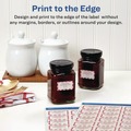 Labels | Avery 04224 1.25 in. x 2.38 in. Dissolvable Labels with Sure Feed - White (90/Pack) image number 2