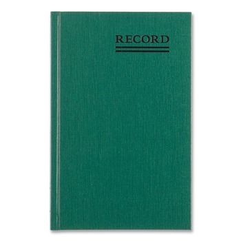 RECORDKEEPING AND FORMS | National 56521 Emerald Series 9.63 x 6.25 Sheets Account Book - Green Cover