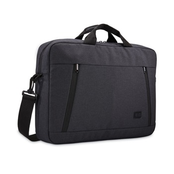 Case Logic 3204653 Huxton 16.3 in. x 2.8 in. x 12.4 in. Laptop Attache for 15.6 in. Devices - Black
