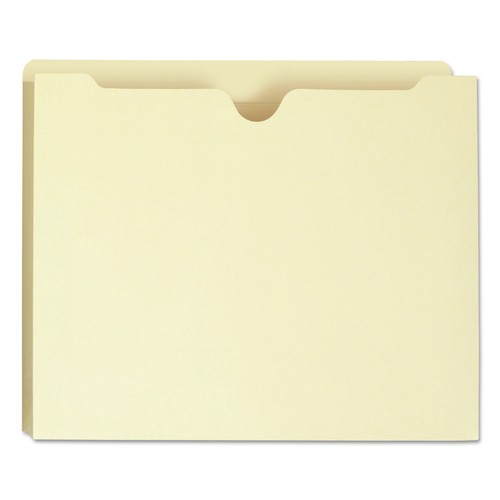 File Folders | Smead 75520 2-Ply Straight Tab Letter Size File Jackets - Manila (50/Box) image number 0