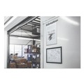 Office Presentation Supplies | Durable 472101 DURAFRAME 5.5 in. x 8.5 in. Magnetic Sign Holder - Black Frame (2/Pack) image number 3