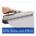 Just Launched | Swingline A7074030E 20-Sheet LightTouch Desktop 2- to 7-Hole Punch 9/32 in. Holes - Silver/Black image number 2