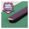 File Folders | Smead 19033 Six SafeSHIELD Fasteners 2 Dividers Legal Size Six-Section Pressboard Top Tab Classification Folders - Green (10/Box) image number 10