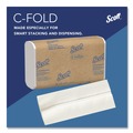 Paper Towels and Napkins | Scott 01510 10.13 in. x 13.15 in. 1-Ply Essential C-Fold Towels - White (12 Packs/Carton) image number 7