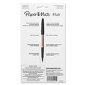 Pens | Paper Mate 1927694 Flair Felt Tip 0.4 mm Stick Porous Point Pen - Assorted Ink and Barrel Colors/Extra-Fine (8-Piece/Set) image number 4