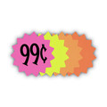 Floor Signs & Safety Signs | Cosco 090249 4 in. Round Die Cut Paper Signs - Assorted Colors image number 2
