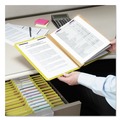 Back to School Sale | Smead 19098 Eight SafeSHIELD Fasteners 3 Dividers Eight-Section Pressboard Top Tab Classification Folders - Legal Size, Yellow (10/Box) image number 4