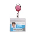 Label & Badge Holders | Advantus 91119 30 in. Extension Carabiner-Style Retractable ID Card Reel - Assorted Neon (20/Pack) image number 2