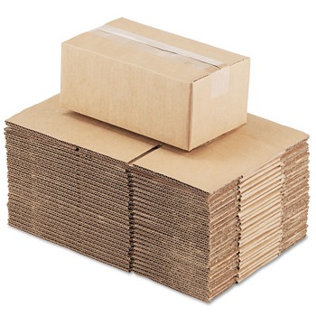 MAILING BOXES AND TUBES | Universal UFS1064 10 in. x 6 in. x 4 in. Fixed Depth Shipping Boxes - Brown Kraft (25/Bundle)