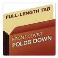 Report Covers & Pocket Folders | Pendaflex FC1526P 3.5 in. Expansion Legal Size File Cabinet Pockets - Redrope (10/Box) image number 3