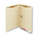 File Folders | Smead 37115 End Tab 11-pt Manila 2-Fastener Folders with Reinforced Straight Tabs - Legal Size/Manila Exterior (50/Box) image number 5