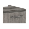 Office Filing Cabinets & Shelves | Alera ALEVA542822GY 15.63 in. x 20.5 in. x 28.5 in. Valencia Series Full Pedestal File Left or Right 2 Legal/Letter-Size File Drawers - Gray image number 5