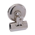 Paper Clips, Binder Clips, & Fasteners | Universal UNV31260 Bulldog Magnetic Clips - Small, Nickel (18/Pack) image number 2