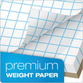 Notebooks & Pads | TOPS 33081 Quadrille Rule (8 sq-in.) 8.5 in. x 11 in. Quadrille Pads (50 Sheets/Pad) image number 2