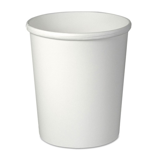  | SOLO H4325-2050 32 oz. Paper Flexstyle Double Poly Paper Containers - White (500/Carton) image number 0