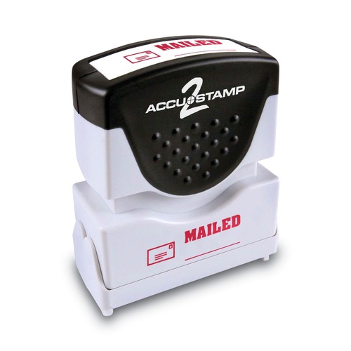 Stamps & Stamp Supplies | ACCUSTAMP2 035586 1.63 in. x 0.5 in. MAILED Pre-Inked Shutter Stamp - Red image number 0