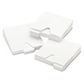 File Folders | Vaultz VZ01096 1 Disc Capacity CD File Folders - White (100/Pack) image number 1