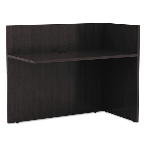 Office Desks & Workstations | Alera ALEVA324424ES Valencia Series 44-1/8 in. x 23-5/8 in. x 41-1/2h in. Reversible Reception Return - Espresso image number 0