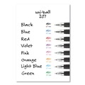 Pens | uni-ball 1921064 Signo 207 0.7 mm Retractable Gel Pen - Blue Ink/Smoke/Black/Blue Barrel/Medium (36/Box) image number 6