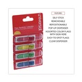 Page Flags | Universal UNV99011 Deluxe 0.5 in. x 1.75 in. Sign Here Message Arrow Flags - Assorted Colors (120/Pack) image number 4
