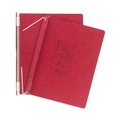 Report Covers & Pocket Folders | ACCO A7054079A PRESSTEX 14.88 in. x 11 in. 6 in. Capacity 2 Posts Post Binders with Storage Hooks - Executive Red image number 1