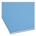 File Folders | Smead 17040 0.75 in. Expansion 2 Fasteners Legal Size Top Tab Colored Fastener Folders - Blue Exterior (50/Box) image number 4