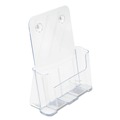 Desk Shelves | Deflecto 77001 9.25w x 3.75d x 10.75h Magazine DocuHolder for Countertop/Wall-Mount - Clear image number 0