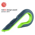 Box Cutters & Utility Knives | slice 10503 1.29 in. Carbon Steel Blade 7 in. Nylon Handle Replaceable Double Sided Box Cutters - Gray/Green image number 4