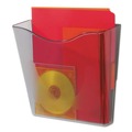 Desktop Organizers | Deflecto 63002 Euro-Style DocuPocket 10.25 in. x 4 in. x 10 in. A4/Legal/Letter/Magazine/Portfolio Size Portrait Wall File - Smoke image number 2