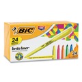 Highlighters | BIC BL241-AST Brite Liner Chisel Tip Highlighter Value Pack - Assorted Ink/Barrel Colors (1-Set) image number 0