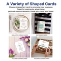 Office & Office Supplies | Avery 08383 74 lbs. 4.25 in. x 5.5 in. Photo-Quality Printable Postcards for Inkjet Printers - Glossy White (100 Cards, 4 Cards/Sheet, 25 Sheets/Pack) image number 8