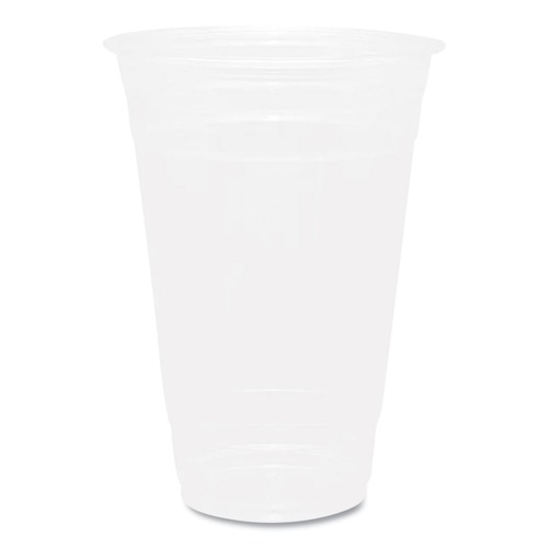 Cups and Lids | Karat C-KC20 20 oz PET Plastic Cups - Clear (1000/Carton) image number 0