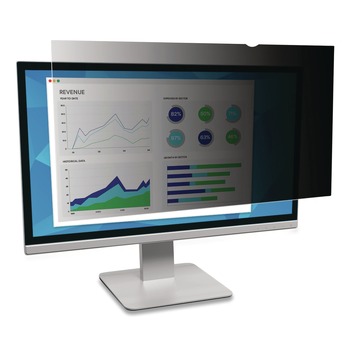 3M PF190W1B 16:10 Aspect Ratio Frameless Blackout Privacy mirrors for 19 in. Monitors
