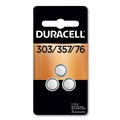 Batteries | Duracell DU303/357-3PK 1.5 Volts 303/357 Button Cell Battery (3/Pack) image number 0