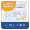 Retail Store Supplies | TOPS 3869 11 x 8.5 Auto Repair Four-Part Carbonless Order Form (50/Pack) image number 2
