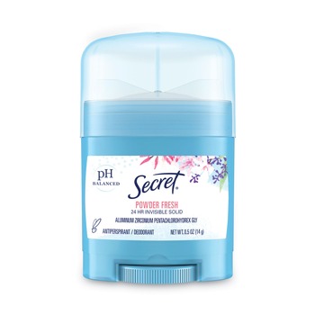  | P&G Pro 31384EA 0.5 oz. Stick Invisible Solid Anti-Perspirant and Deodorant - Powder Fresh