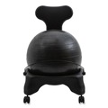 Office Chairs | Champion Sports BCHX FitPro Ball Chair Supports Up to 200 lbs. - Gray image number 1