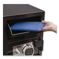 Office Filing Cabinets & Shelves | FireKing SB2014-BLELMS 14 in. x 15.5 in. x 20 in. 0.95 cubic ft. Depository Security Safe - Black image number 3