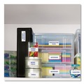 Just Launched | Avery 05961 1 in. x 4 in. Laser Printers Easy Peel Address Labels with SureFeed Technology - White (5000/Box) image number 4