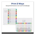 Dividers & Tabs | Avery 11845 1 - 15 Tab 11 in. x 8.5 in. Customizable TOC Ready Index Divider Set - Multicolor (1 Set) image number 7