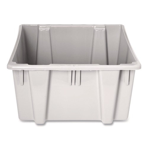 Boxes & Bins | Rubbermaid Commercial FG172200GRAY Palletote Box 1.6 cu ft 15.5-in x 19.5-in x 13-in Gray image number 0