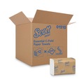 Paper Towels and Napkins | Scott 01510 10.13 in. x 13.15 in. 1-Ply Essential C-Fold Towels - White (12 Packs/Carton) image number 0
