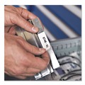 Just Launched | DYMO 1734524 Rhino 1 in. x 11.5 ft. Flexible Nylon Industrial Label Tape - White/Black Print (1-Roll) image number 3