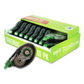Erasers & Correction Supplies | Tombow 68720 0.17 in. x 394 in. MONO Correction Tape - Gray/Clear Applicator, White Tape (10/Pack) image number 0